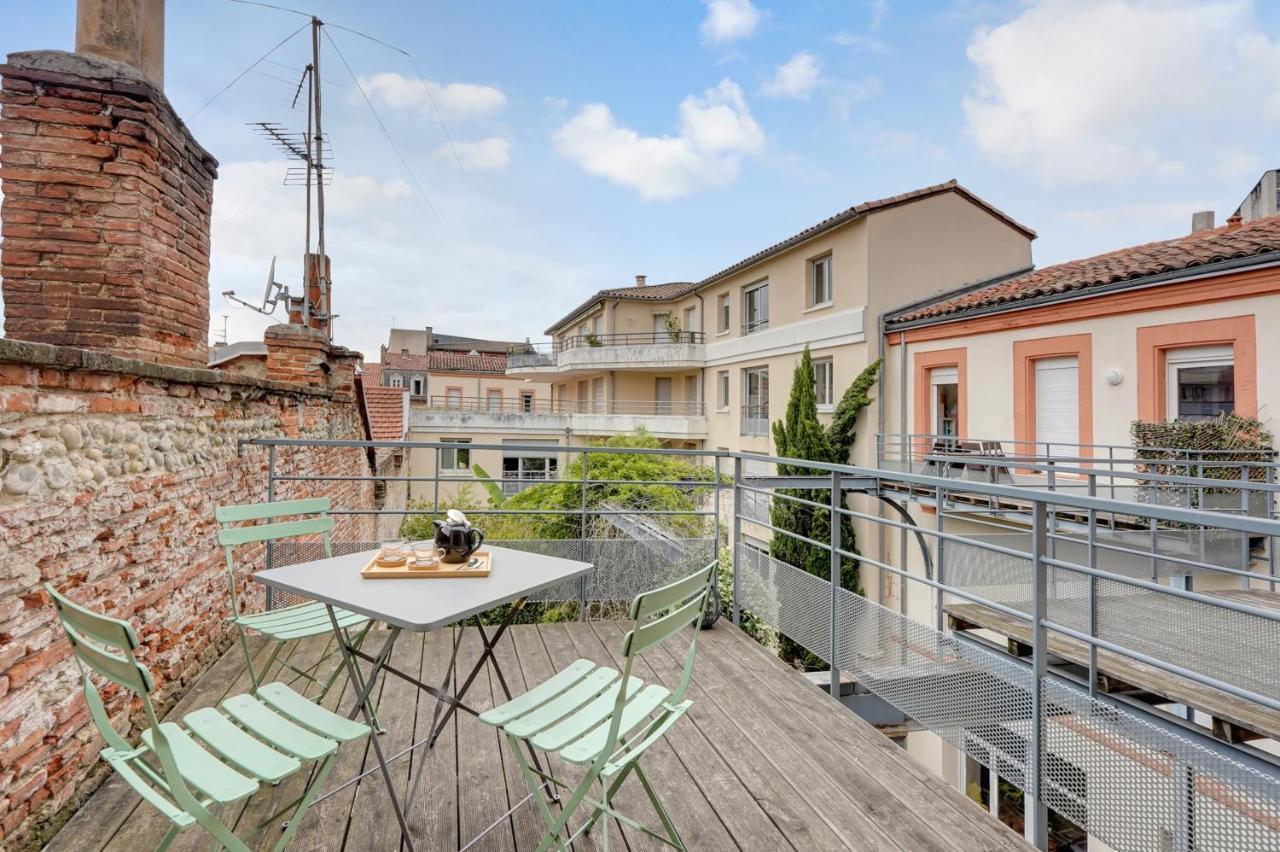 Terrasse Riquet - En Plein Coeur De Toulouse Apartment Bagian luar foto
